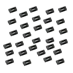 30 قطعة BLX-A 5x20 مم PCB Board Plug-in فيوز حامل مع غطاء بلاستيكي PCB تركيبات مثقاب 250 فولت 10 أمبير للأجهزة المنزلية وأدوات الآلات الطباعة باللون الأسود in Kuwait