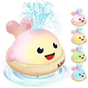 ألعاب حمام الطفل: حوت حمام الرشاش ، ألعاب الاستحمام للأطفال الذين تتراوح أعمارهم بين 1-3 ، ألعاب حمامات المياه في الهواء الطلق للأطفال الصغار 1 2 3 سنوات ، هدية عيد ميلاد للبنين والبنات in Kuwait