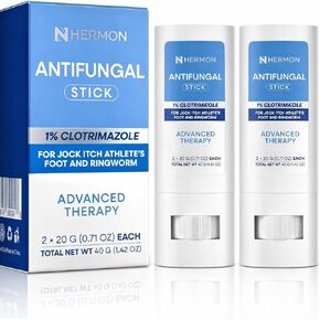 عصا هيرمون المضادة للفطريات لحكة جوك: مضاد للفطريات لحكة جوك، وقدم الرياضي والقوباء الحلقية - عصا موضعية خالية من الفوضى للرجال والنساء in Kuwait