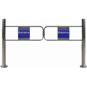 بوابة تأرجح تلقائية للارتداد على نطاق واسع من الفولاذ المقاوم للصدأ، باب يدوي، بوابة للمشاة من الفولاذ المقاوم للصدأ ذاتية الإغلاق، باب أمان متأرجح في اتجاه واحد للمول والمستشفى والمحطة والمصنع - متين in Kuwait