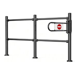 Auto-Close Manual Swing Safety Gate Self-Closing Pedestrian Guardrail for Warehouse & Supermarket Entry in Kuwait