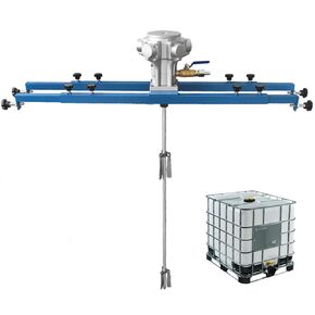 IBC Pneumatic Paint Mixer for 5-Gallon Barrels, 265 Gallon Air Agitator with Stainless Steel Rod, 1HP Motor, 0-1300 RPM, 1000L Capacity in Saudi Arabia