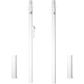 Aoneky Replacement Square Adjustable Volleyball Post, Ground Sleeves Included in Saudi Arabia