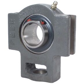 UCT208-24-11/16 وحدة تناول من الحديد الزهر، حلقة داخلية واسعة، قابلة لإعادة التشحيم، طقم طوق قفل لولبي، ختم شفة واحد، تجويف 1-1/2 بوصة، عرض فتحة 11/16 بوصة in Kuwait