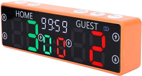 Mumusuki Electronic Scoreboard, 10 Digits LED Score Counter with Loud Buzzer and USB C Charging, for Basketball Volleyball Chess Table Games in Saudi Arabia