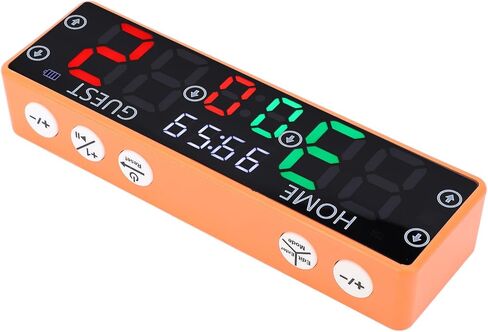 Mumusuki Electronic Scoreboard, 10 Digits LED Score Counter with Loud Buzzer and USB C Charging, for Basketball Volleyball Chess Table Games in Saudi Arabia