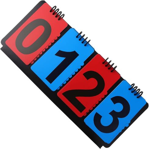 Lurrose Portable Basketball Volleyball Soccer 4-Digit Scoreboard Flip Scorekeeper for Indoor Outdoor Sports Games in Saudi Arabia