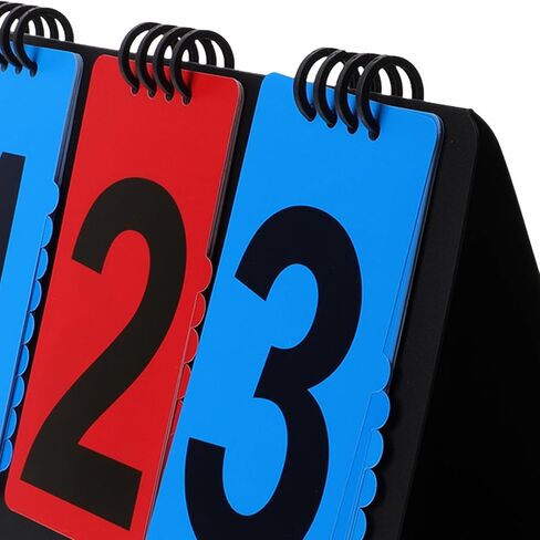 Lurrose Portable Basketball Volleyball Soccer 4-Digit Scoreboard Flip Scorekeeper for Indoor Outdoor Sports Games in Saudi Arabia