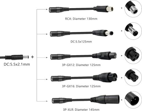 54.6V 2A Electric Scooter Charger 6 in 1 Plugs Universal,for 48V Electric Scooter Ebike Lithium Battery, Smart Display, Fast Charging, Overcharge Protection, Compatible with Multiple Model in Saudi Arabia