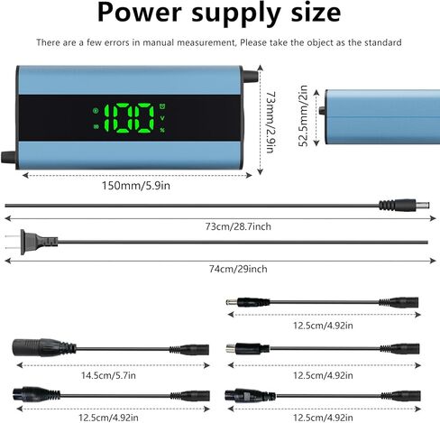 54.6V 2A Electric Scooter Charger 6 in 1 Plugs Universal,for 48V Electric Scooter Ebike Lithium Battery, Smart Display, Fast Charging, Overcharge Protection, Compatible with Multiple Model in Saudi Arabia