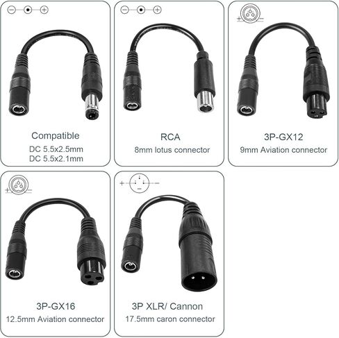 54.6V 2A Electric Scooter Charger 6 in 1 Plugs Universal,for 48V Electric Scooter Ebike Lithium Battery, Smart Display, Fast Charging, Overcharge Protection, Compatible with Multiple Model in Saudi Arabia