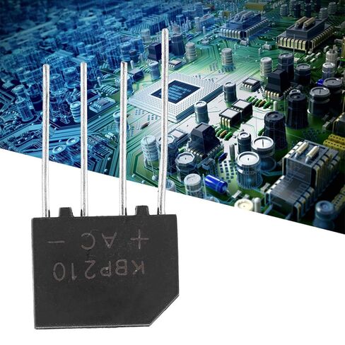 Jeanoko KBP210 Power Component 2A Bridge Rectifiers Diode Axial Electronic Diodes for Electronic Circuit Full Electronic Silicon Diodes(Sell 5) in Kuwait