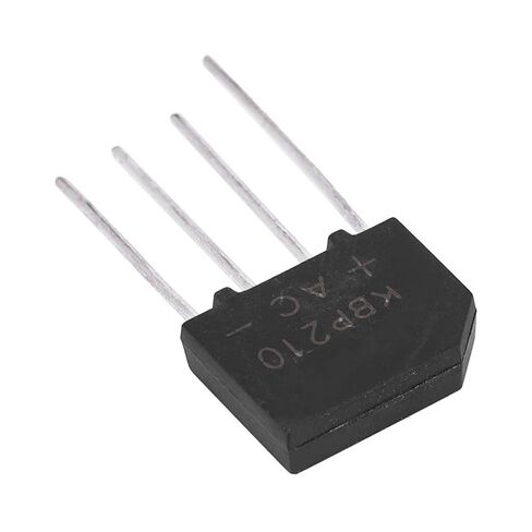 Jeanoko KBP210 Power Component 2A Bridge Rectifiers Diode Axial Electronic Diodes for Electronic Circuit Full Electronic Silicon Diodes(Sell 5) in Kuwait