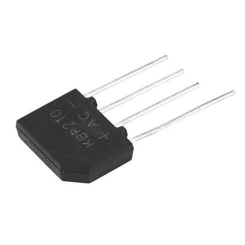 Jeanoko KBP210 Power Component 2A Bridge Rectifiers Diode Axial Electronic Diodes for Electronic Circuit Full Electronic Silicon Diodes(Sell 5) in Kuwait