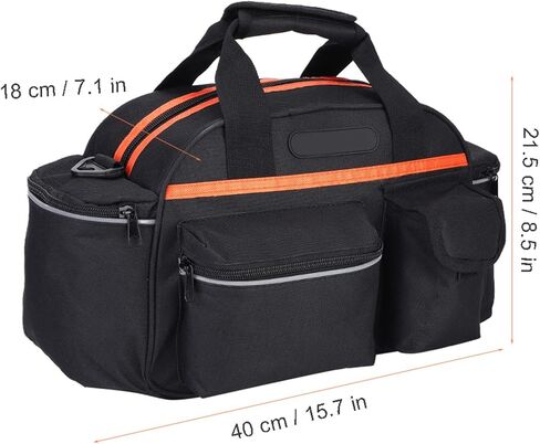 Bike Rack Bag, 14L Bike Rear RackBag Bikes Trunk Bag Large Capacity Saddle Box BikeRear Tail Back Seat Backpack Cycling for Road Mountain Bikes in Saudi Arabia