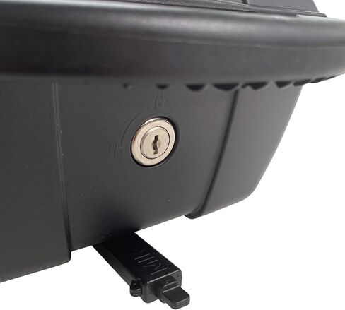 Polisport 8870100002 Bicycle Transport Box Rear 11 L Compatible with MIK/MIK-HD SnapLock Attachment, Black in Saudi Arabia