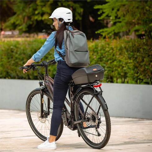 Polisport 8870100002 Bicycle Transport Box Rear 11 L Compatible with MIK/MIK-HD SnapLock Attachment, Black in Saudi Arabia