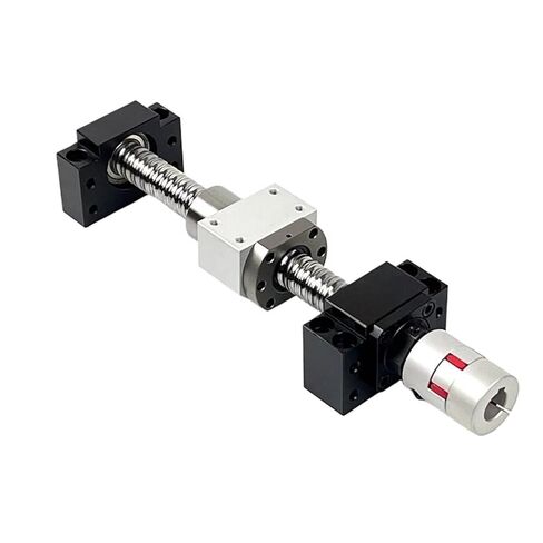 Ball Screw, Linear Guide Ball Screw 4pcs HGH20CA Carriages Blocks + Linear Rails 2pcs HGR20 Square Guide + SFU1605 Ball Screw Set(400mm) in Kuwait