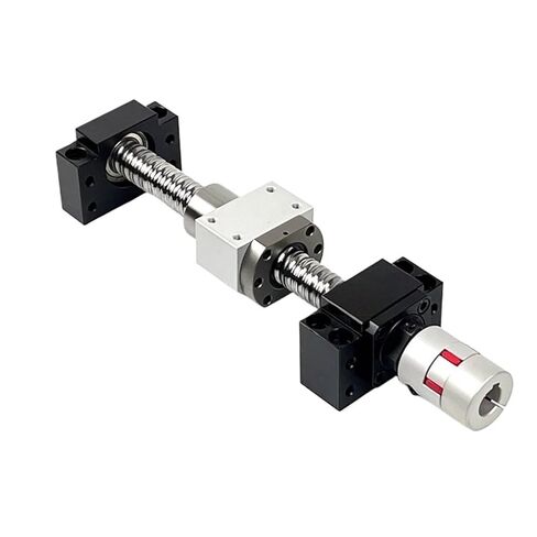 Ball Screw, Linear Guide Ball Screw Linear Rails 2pcs HGR20 Square Guide+4pcs HGH20CA Carriages Blocks + SFU1605 Ball Screw Set(800mm) in Saudi Arabia