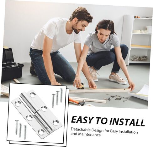 4pcs Stainless Steel Lift Off Hinges Heavy Duty Detachable Design for Doors and Windows Outdoor and Indoor Use Easy Installation Hinge for Reliable Performance in Saudi Arabia