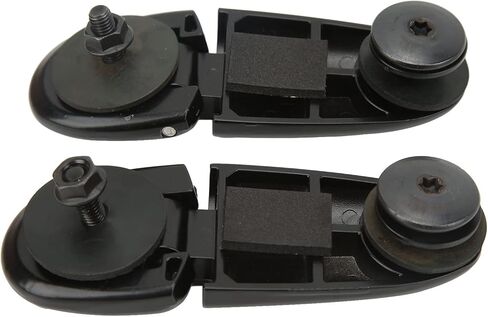 Rear Window Liftgate Glass Hinge, Bisagra Continua Negra 4.5 Pulgadas Black Metal, Left & Right, 926 132, Direct Replacement, Bisagra De Idrio for 2002‑1998 in Saudi Arabia