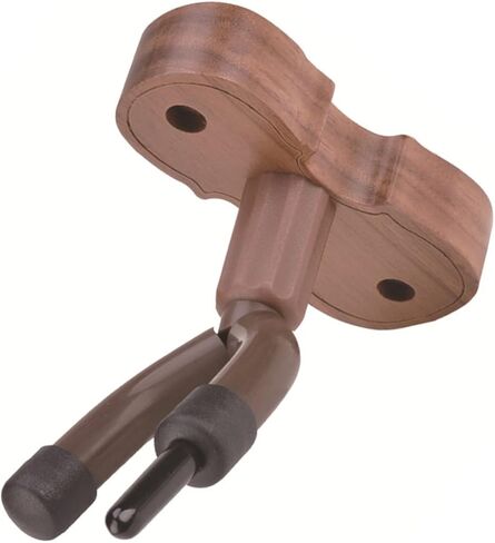 VICASKY Violin Wall Hook Walnut Instrument Hanging Hook for Violin and Erhu Wall Mounted Rack Compact Space Saving Design Durable and Practical for Home Studio in Saudi Arabia