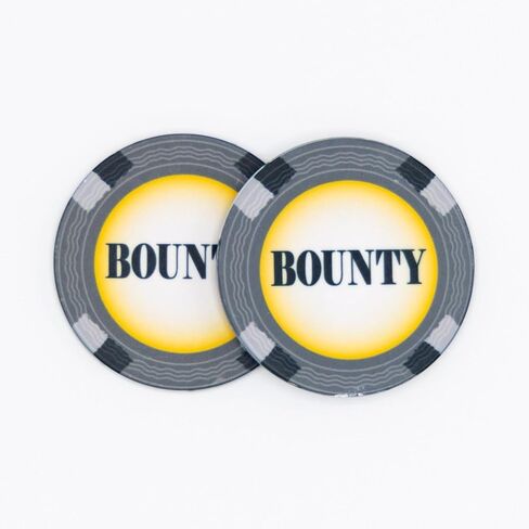 Classic Bounty Chip Set of 10 Texas Holdem Poker Tournament Chips in Saudi Arabia