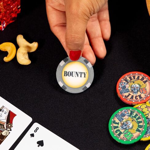 Classic Bounty Chip Set of 10 Texas Holdem Poker Tournament Chips in Saudi Arabia
