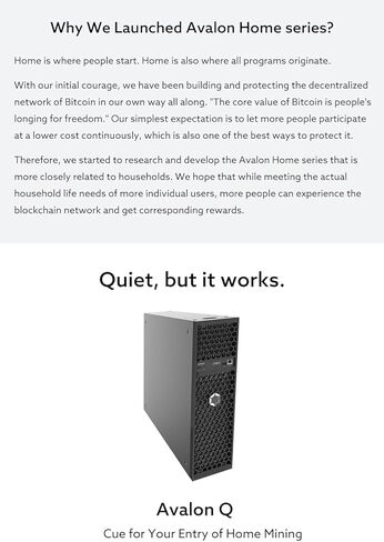 المخزون الأمريكي بدون تعريفات Canaan Avalon Q 90TH/s 1674W Bitcoin Miner 18.6J/TH ASIC Miner، سلك طاقة أصلي 110V-240V متضمن تعدين منزلي هادئ، شحن خلال يوم عمل in Kuwait