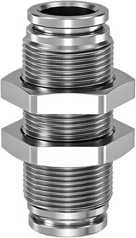 304 Stainless Steel Pneumatic Quick Coupling Air Hose 12mm Metal High-Pressure BKC PU PV PE PY SA PM PZA PLM(PE) in Saudi Arabia