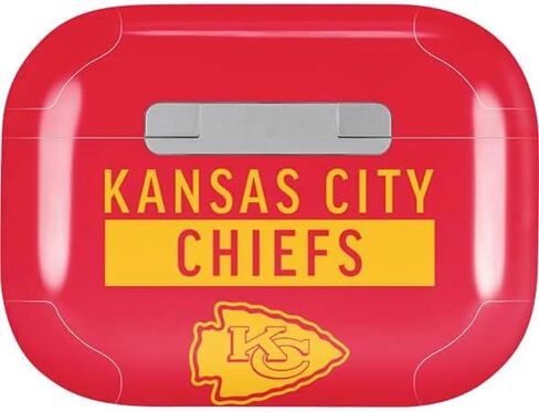 Skinit Decal Audio Skin Compatible with Apple AirPods Pro (2rd Gen, 2022) - Officially Licensed NFL Kansas City Chiefs Red Performance Series Design in Saudi Arabia