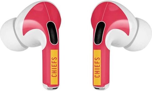 Skinit Decal Audio Skin Compatible with Apple AirPods Pro (2rd Gen, 2022) - Officially Licensed NFL Kansas City Chiefs Red Performance Series Design in Saudi Arabia