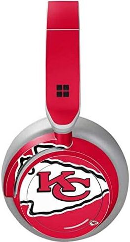 Skinit Decal Audio Skin Compatible with Surface Headphones - Officially Licensed NFL Kansas City Chiefs Large Logo Design in Saudi Arabia