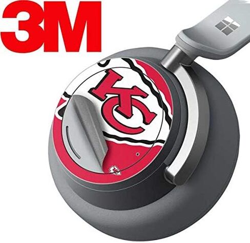 Skinit Decal Audio Skin Compatible with Surface Headphones - Officially Licensed NFL Kansas City Chiefs Large Logo Design in Saudi Arabia
