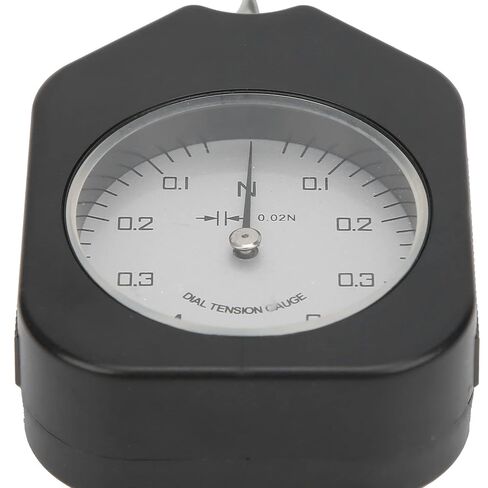SEN - 0.5-1 Tension Gauge with Single Pointer, Dial Tension Meter Tester Tool, 0.5N Mechanical Tensiometer for Relay Contact and Spring Tension Testing, Compact ABS in Kuwait