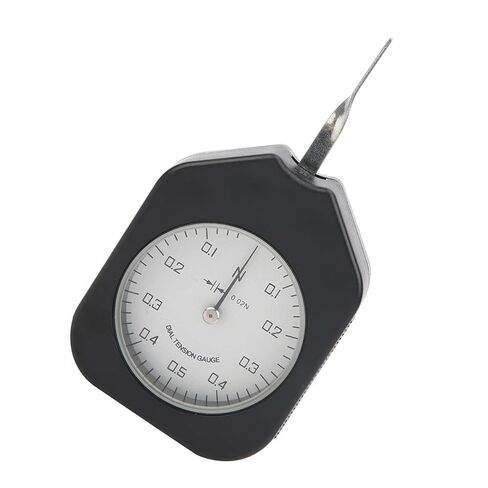 SEN - 0.5-1 Tension Gauge with Single Pointer, Dial Tension Meter Tester Tool, 0.5N Mechanical Tensiometer for Relay Contact and Spring Tension Testing, Compact ABS in Kuwait