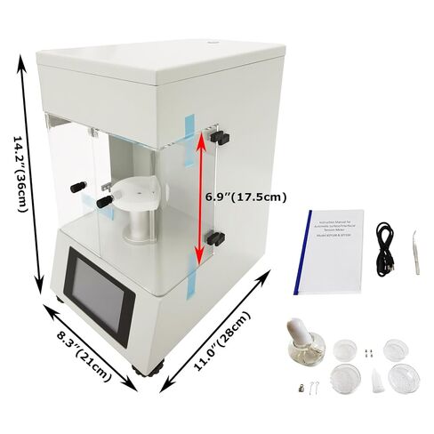 Automatic Liquid Surface Tension Meter with Touch Screen 0-1000mN/m Test Range 0.01mN/m Precision 110V 100W in Saudi Arabia