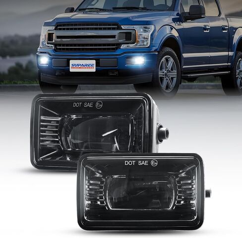 مجموعة مصابيح الضباب LED من SUPAREE مع حلقة هالة بيضاء DRL/إشارة انعطاف صفراء لتاكوما 2005-2011/ تندرا 2007-2013/ سولارا 2004-2006/ سيكويا 2008-2015، عبوتان in Kuwait