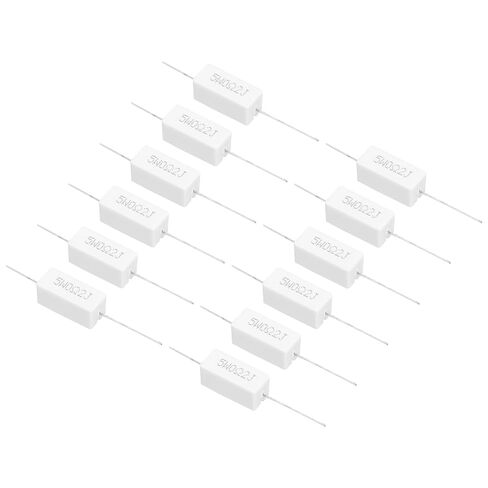 PATIKIL 12 Pcs 1.5k Ohm Resistors, 5W Ceramic Cement Resistor Power Cement Resistor Kit Tolerance 5% for Power Adapters Audio Computer TV Circuit Board in Saudi Arabia