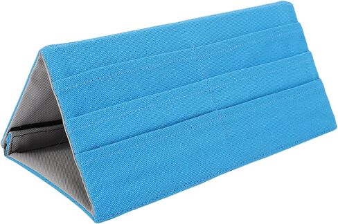 Fdit Foldable Multi Tier Poker Card Holder - Portable Fabric Tabletop Stand with Durable Canvas & Oxford Cloth, Organizer for Family Game Nights, Travel, Kids (Blue) in Saudi Arabia