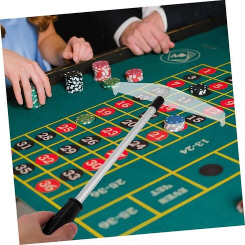 Telescopic Poker Chip Rake Collector Convenient Collecting Rod for Chips Design Smooth Finish for Poker Games and Board Game Enthusiasts in Kuwait