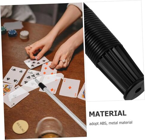 Telescopic Poker Chip Rake Collector Convenient Collecting Rod for Chips Design Smooth Finish for Poker Games and Board Game Enthusiasts in Kuwait