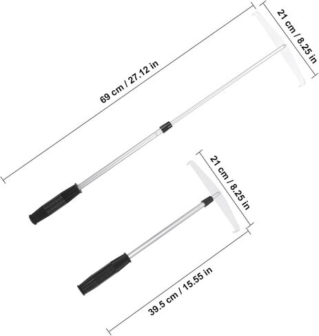 VANZACK Telescopic Poker Chip Rake for Collecting Chips Adjustable Length Plastic Material 1-Piece Set for Poker Games and Home Tournaments in Saudi Arabia