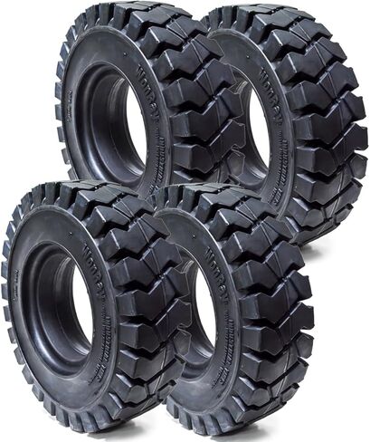 (4) 7.00-12 7.00x12 700x12 70012 7.00/12 Solid Flat Proof Forklift Tire in Kuwait