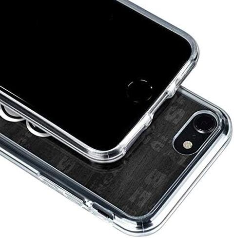 Skinit Clear Phone Case Compatible with iPhone SE (2nd & 3rd Gen) - Officially Licensed NFL Cincinnati Bengals Black & White Design in Saudi Arabia