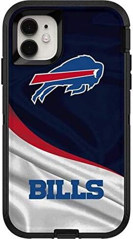 غلاف Skinit متوافق مع حافظة OtterBox Defender iPhone 11 - تصميم NFL Buffalo Bills المرخص رسميًا in Saudi Arabia