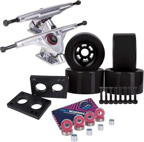 Cal 7 Longboard Flywheel and 180 Truck Combo, 90mm 78A Cruiser Skateboard Wheels in Kuwait