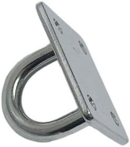 4 Pc Marine Boat Stainless Steel T316 1/4" Square Eye Pad Rigging Lift Rope Wire in Saudi Arabia