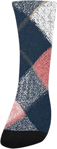 جوارب Bold Tartan Art للمشي لمسافات طويلة - جوارب شتوية حرارية سميكة دافئة للأطفال الصغار للأولاد والبنات للمدرسة، والارتداء اليومي والأنشطة الخارجية in Kuwait