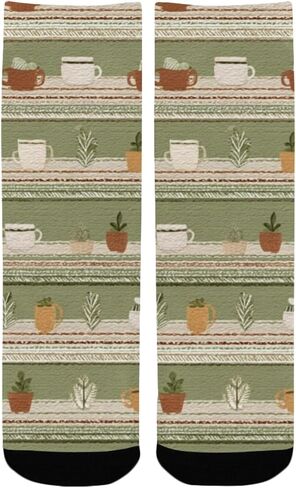 جوارب المشي لمسافات طويلة مطبوعة من Mint Kitchen - جوارب شتوية حرارية سميكة دافئة للأطفال الصغار للأولاد والبنات للمدرسة، والارتداء اليومي والأنشطة الخارجية in Kuwait